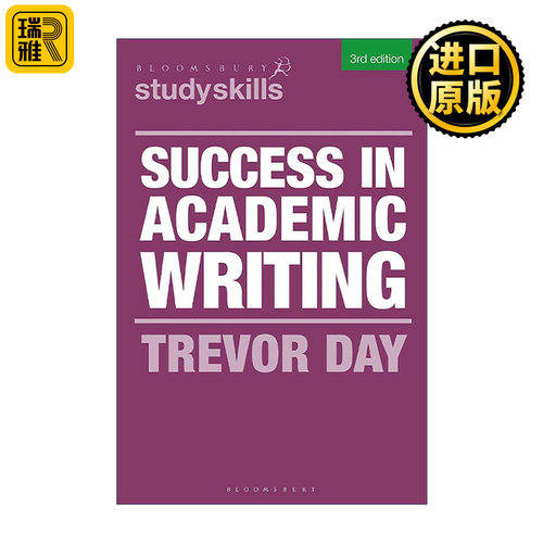 英文原版 Success in Academic Writing 学术写作指南 Trevor Day 学习技巧手册 英文版 进口英语原版书籍