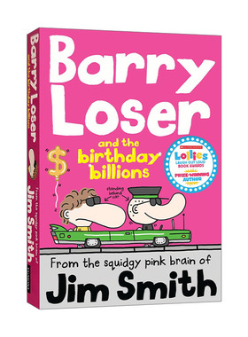 英文原版 Barry Loser and the Birthday Billions 倒霉蛋巴里和生日十亿计划 倒霉蛋巴里幽默漫画小说