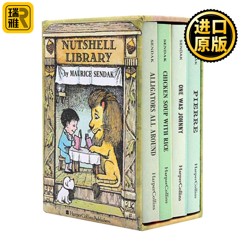 Nutshell Library 坚果图书馆 精装手掌书 英文原版儿童绘本