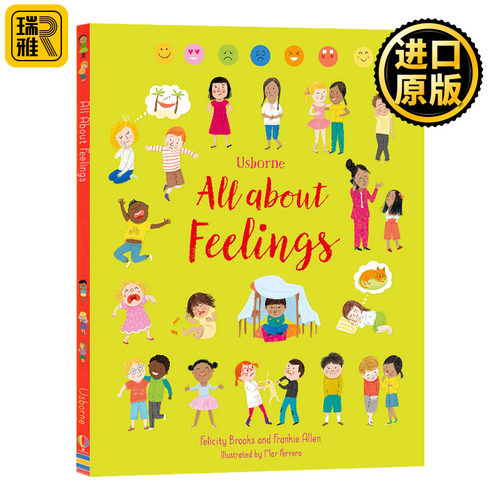 All About Feelings 关于感觉 情商培养启蒙 英文原版儿童绘本