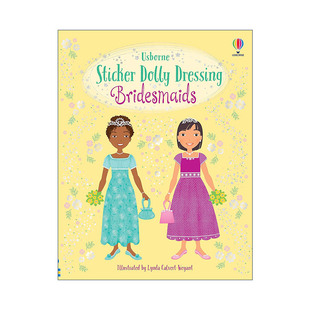 正版 Sticker Dolly Dressing Bridesmaids 英文原版 进口英语书籍