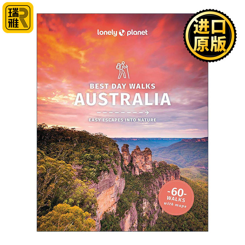 英文原版 Lonely Planet Best Day Walks Australia 澳大利亚一日游徒步路线精选60条 第2版 英文版 进口英语原版书籍