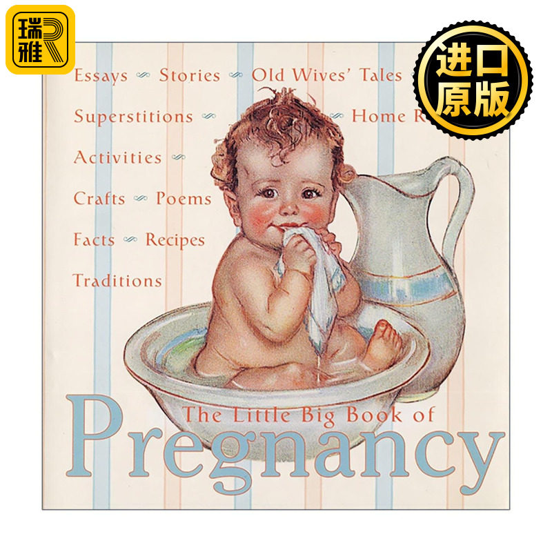 英文原版 The Little Big Book of Pregnancy 怀孕大小书 给准妈妈的礼物 孕期及生育指南 温暖文集 精装 英文版 进口英语原版书籍