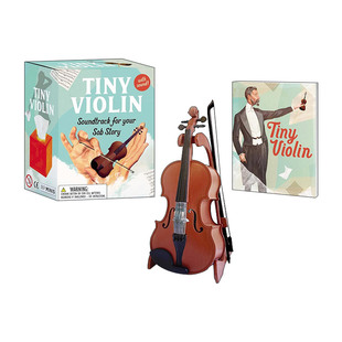 英文原版 Tiny Violin 小小提琴 迷你文创 英文版 进口英语原版书籍
