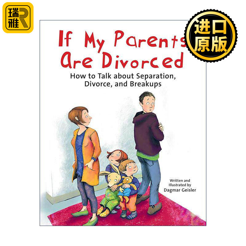 英文原版 If My Parents Are Divorced 如果爸妈离婚了 儿童安全教育 精装绘本 英文版 进口英语原版书籍