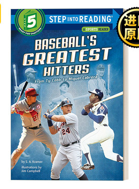 英文原版 Step Into Reading 5 - Baseball's Greatest Hitters