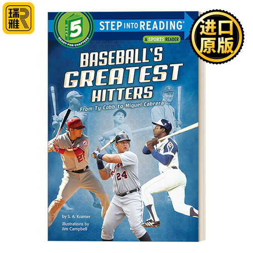 英文原版 Step Into Reading 5 - Baseball's Greatest Hitters