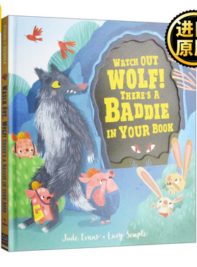 Watch Out WolfTheres a Badd 小狼请注意 精装 英文原版儿童绘本