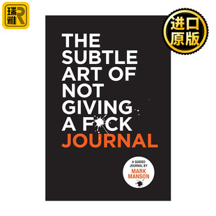 英文原版 The Subtle Art of Not Giving a F*Ck Journal 重塑幸福 如何活成你想要的模样 同名畅销书配套日记本 进口英语原版书籍