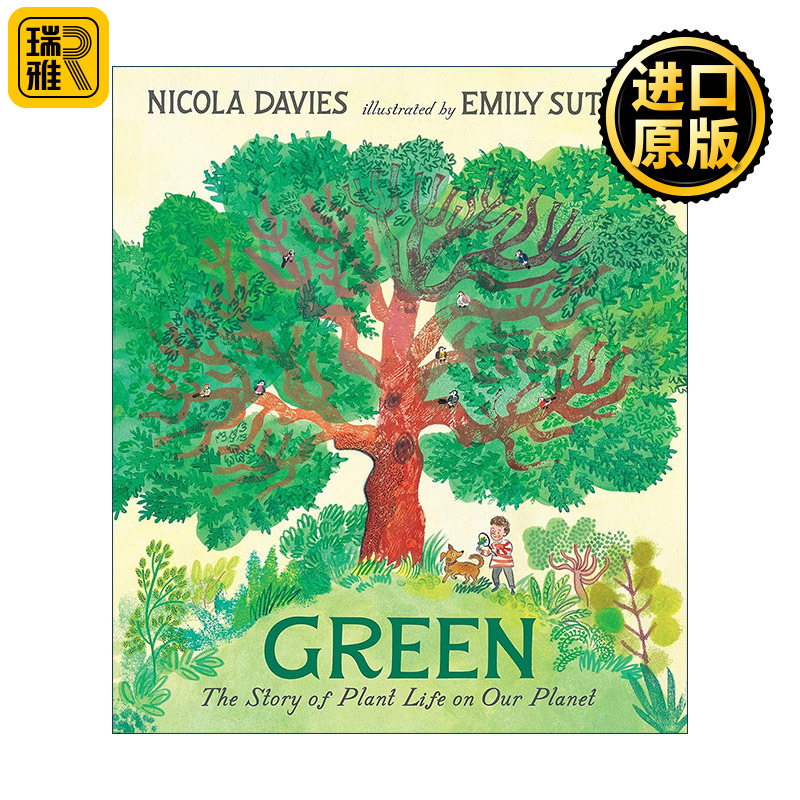 英文原版 Green The Story of Plant Life on Our Planet 地球上的绿色生命 儿童自然科学科普百科精装绘本 英文版 进口英语书籍
