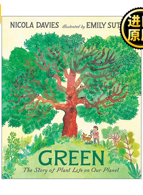 英文原版 Green The Story of Plant Life on Our Planet 地球上的绿色生命 儿童自然科学科普百科精装绘本 英文版 进口英语书籍