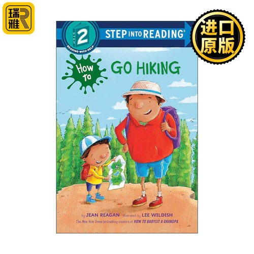 英文原版 Step into Reading 2 How to Go Hiking 如何徒步旅行 兰登经典分级读物 英文版 进口英语原版书籍
