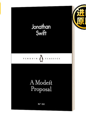 英文原版小说 A Modest Proposal 乔纳森·斯威夫特 一个温和的建议 英文版 Jonathan Swift 进口英语原版书籍