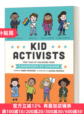 Kid Activists 活动家童年趣事事 蓝思值960L 马丁路德金 海伦凯勒 英文原版