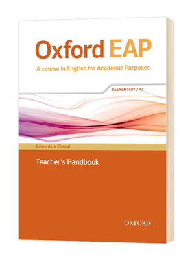 Oxford EAP A2 Teacher's Book 牛津学术综合英语教材教师书A2 英文原版牛津EAP课程教科书 大学英语学习教材 全英文英语书籍
