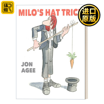 Milo's Hat Trick 米罗的帽子戏法 5--8岁儿童奇幻动物幽默故事精装绘本 Jon Agee