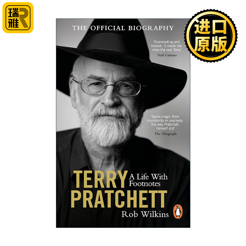 Terry Pratchett: A Life With Footnotes 英文原版 进口英语书籍 人物传记