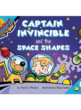 英文原版 Mathstart Level 2 Captain Invincible and the Space Shapes 数学启蒙绘本2级 英文版 进口英语原版书籍