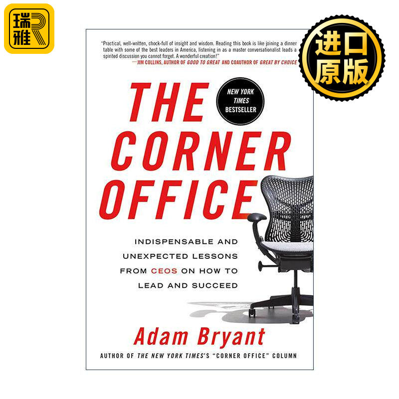 英文原版 The Corner Office 拐角地带 CEO必修的领导力课程 英文版 进口英语原版书籍
