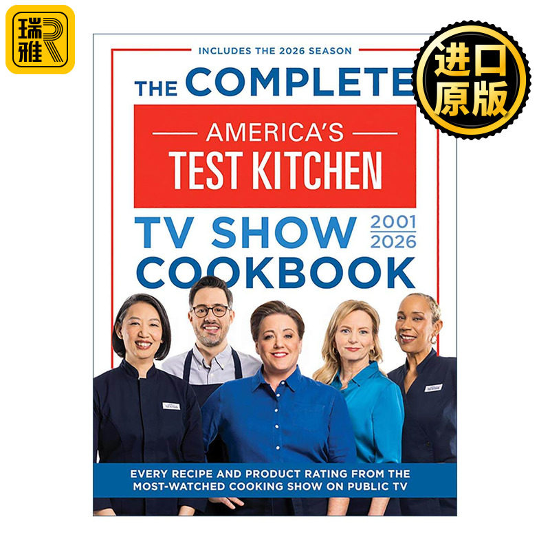 英文原版 The Complete America’s Test Kitchen TV Show Cookbook 2001–2026 美国测试厨房完整食谱集 美国烹饪节目美食指南