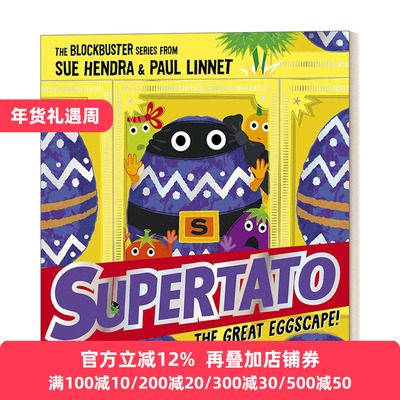 英文原版 Supertato: The Great Eggscap Sue Hendra & Paul Linnet