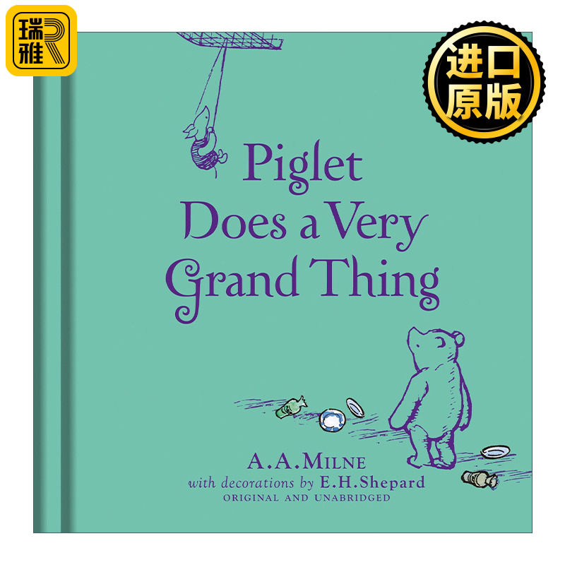 英文原版 Winnie-The-Pooh: Piglet Does A Very Grand Thing A.A.
