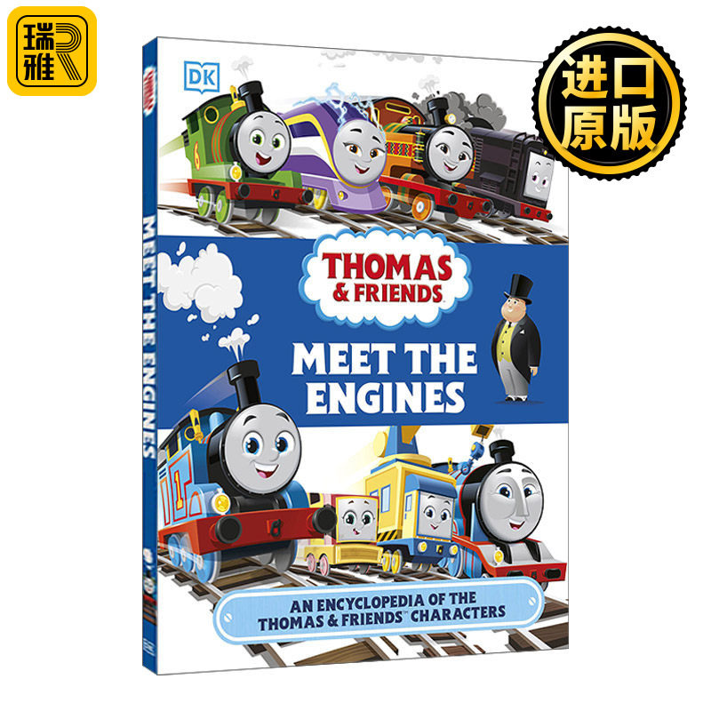 Thomas and Friends Meet the Engines 遇见引擎 托马斯和朋友们的角色百科全 精装 - 实物图