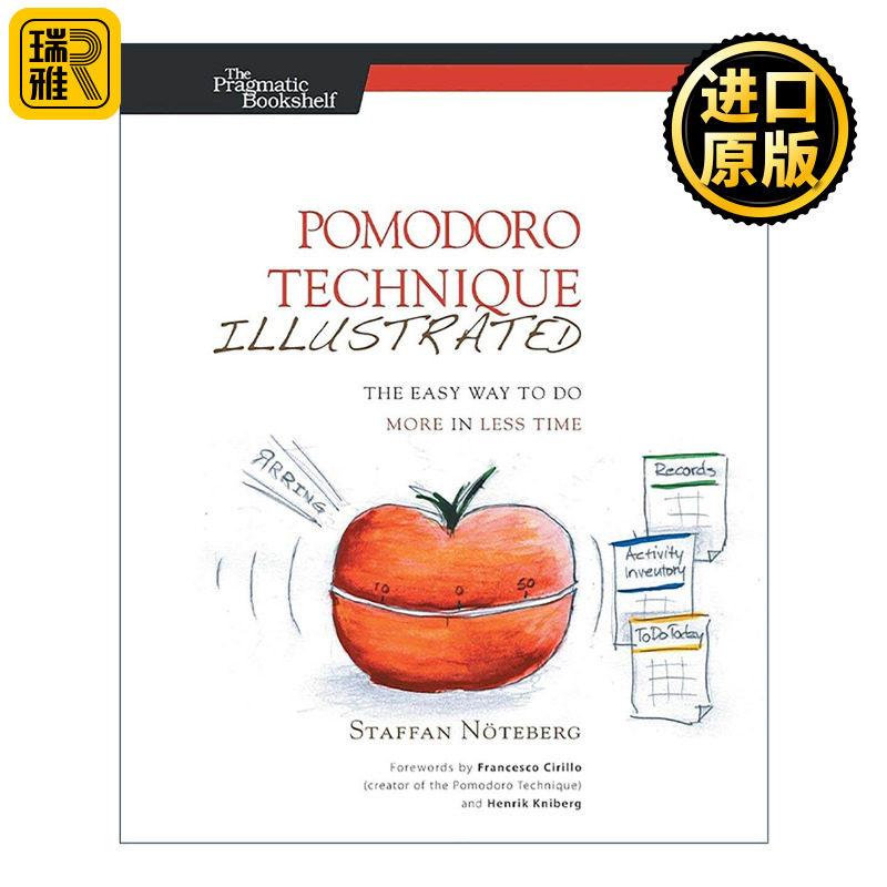 英文原版 Pomodoro Technique Illustrated 番茄工作法图解 简单易行的时间管理方法 史蒂夫·诺特伯格 英文版 进口英语原版书籍