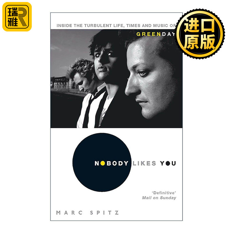 英文原版 Nobody Likes You 没人喜欢你 美国朋克乐队绿日 音乐人传记 英文版 进口英语原版书籍