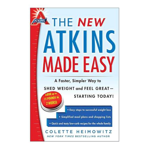 英文原版 The New Atkins Made Easy 新阿特金斯简易法 轻松减重 改善状态的便捷之道 英文版 进口英语原版书籍