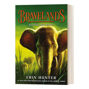 英文原版 Bravelands #3 Blood and Bone 勇敢之地首部曲3 鲜血骸骨 英文版 Erin Hunter  进口英语原版书籍