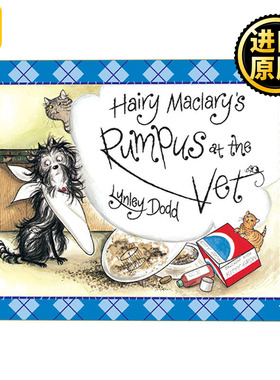 Hairy Maclary's Rumpus At The Vet 毛毛狗大闹宠物医院 新西兰作家Lynley Dodd经典儿童绘本