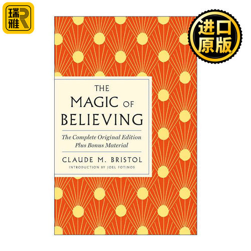英文原版 The Magic of Believing 信念的力量 人生指南系列 英文版 进口英语原版书籍