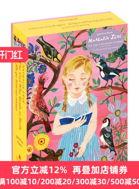 给小鸟读书的女孩 500片拼图 英文原版 Nathalie Lété the Girl Who Reads to Birds 500-Piece Puzzle 英文版 进口英语书籍
