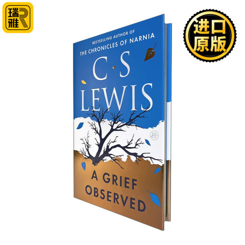 英文原版 A Grief Observed 卿卿如晤 精装豪华版 纳尼亚传奇作者CS刘易斯悼亡手记 英文版 进口英语原版书籍