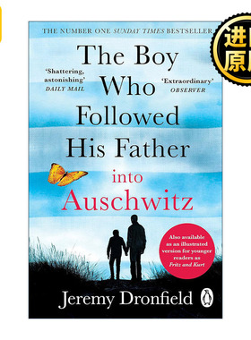 英文原版 The Boy Who Followed His Father into Auschwitz 跟随父亲去奥斯维辛的男孩 Jeremy Dronfield国际畅销小说 二战历史