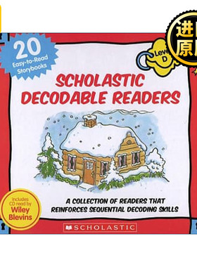 英文原版书 Decodable Readers Box Set Level D-Color D CD