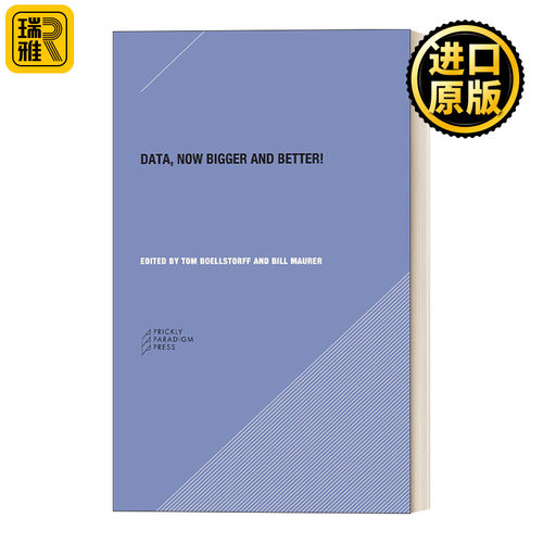 Data (Prickly Paradigm Press) 数据：现在更大更好！ 人类学 数据分析 Genevieve Bell