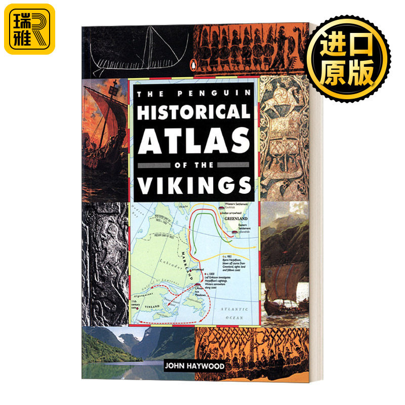 The Penguin Historical Atlas of the Vikings (Hist Atlas) 企鹅维京人的历史地图集 历史地理学工具书外国文学