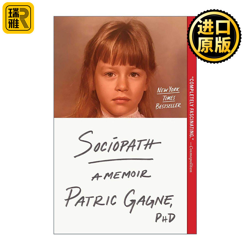 英文原版 Sociopath 反社会的人 回忆录 人格分裂 英文版 进口英语原版书籍
