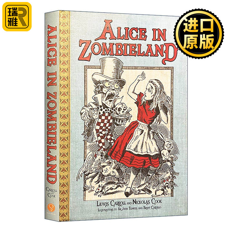 英文原版 Alice in Zombieland 在僵尸乐园的爱丽丝 爱丽丝梦游仙境作者刘易斯·卡罗尔 英文版 进口英语原版书籍