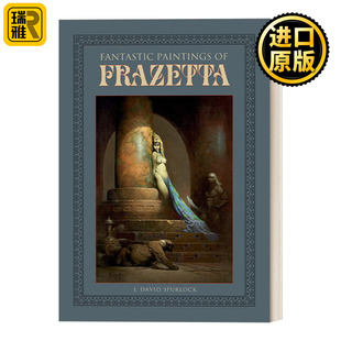 英文原版 Fantastic Paintings of Frazetta 弗雷泽塔大师幻想画集 精装艺术画册 西方幻想类插画 奇幻绘画 英文版 进口英语书籍