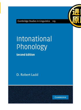 Intonational Phonology 语调音系学 剑桥语言学研究系列