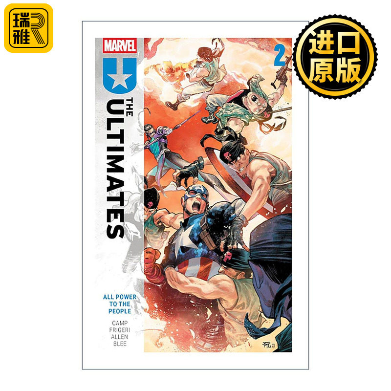 英文原版 Ultimates By Deniz Camp Vol. 2: All Power to the People 终极战队 卷二 权力属于人们 终极宇宙合集 漫威漫画 英文版