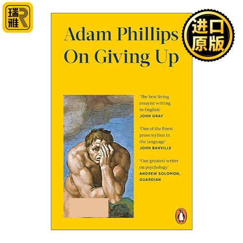 英文原版 On Giving Up 论放弃 知名心理学家亚当·菲利普斯 英文版 进口英语原版书籍