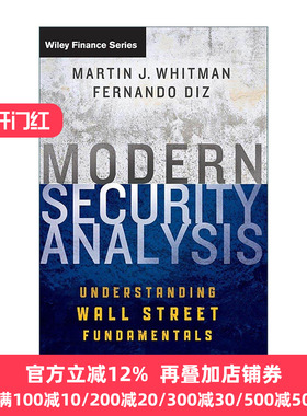 英文原版 Modern Security Analysis 现代证券分析 了解华尔街的基本原理 精装 投资师Martin Whitman 英文版 进口英语原版书籍