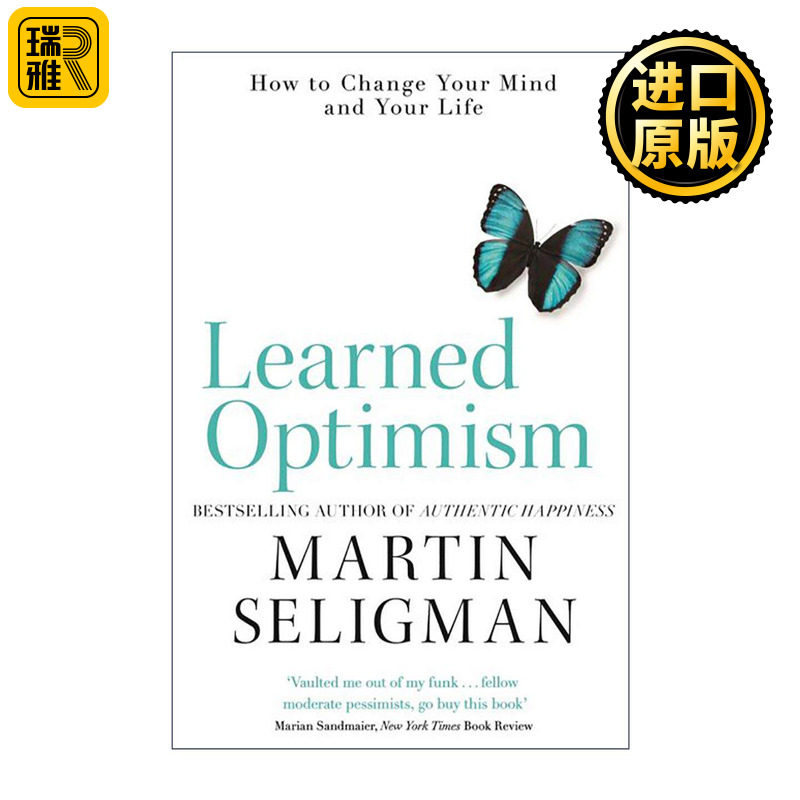 英文原版 Learned Optimism 活出乐观的自己 马丁?塞利格曼 Martin E.P. Seligman 英文版 进口英语原版书籍