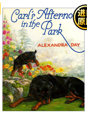 Carl's Afternoon in the Park 卡尔逛公园 纸板书 好狗卡尔作者Alexandra Day