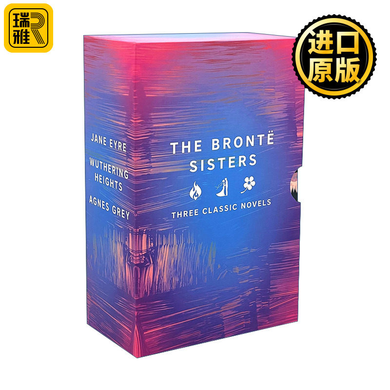Bronte Sisters Box Set 勃朗特姐妹作品3册盒装 艾格尼斯格雷 简爱 呼啸山庄 Signature Classics