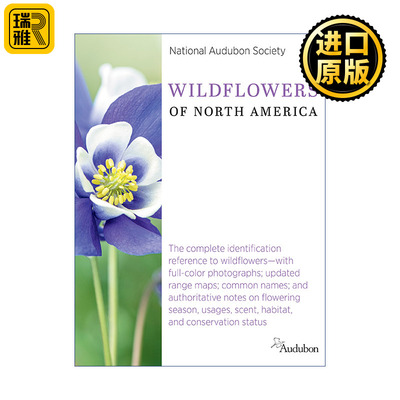 英文原版 National Audubon Society Wildflowers of North America